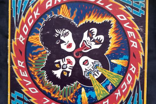 Kiss rock and roll over LP