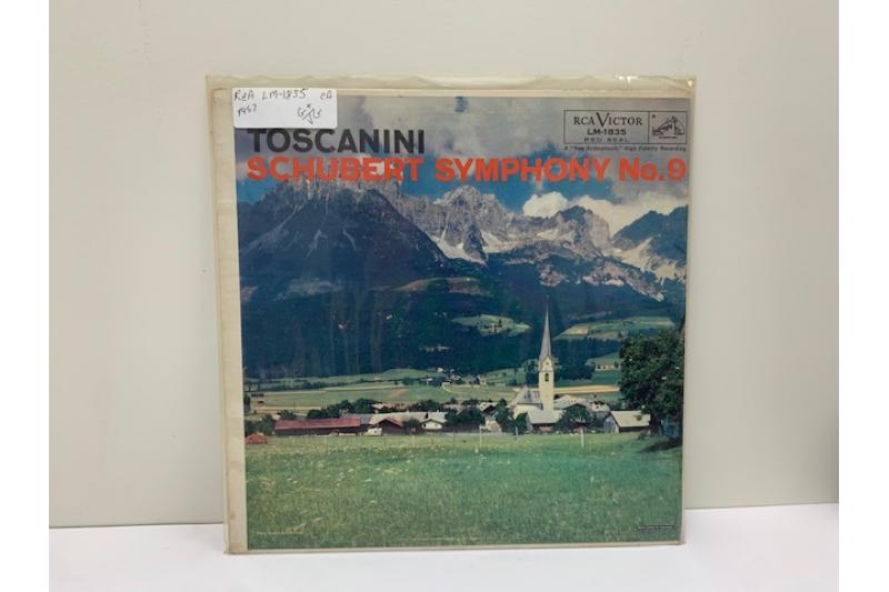Toscanini Schubert Symphony No. 9 Record
