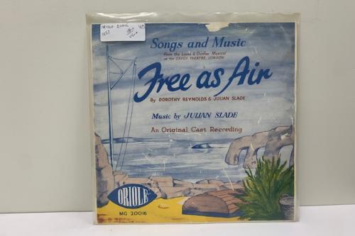 Free As Air Cast Recording / Soundtrack Record