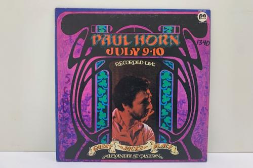 Paul Horn Recorded Live at Gassy Jacks Record