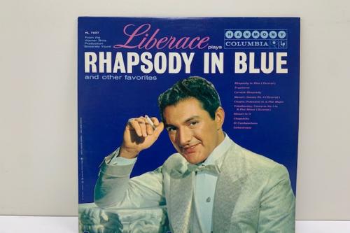Liberace plays in Rhapsody Blue Record