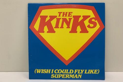 The Kinks (Wish I Could Fly Like) Superman Record (Blue Vinyl)