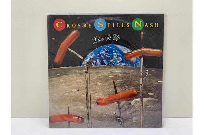 Crosby Stills & Nash Live It Up Record