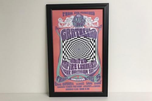 Grateful Dead Concert Poster - Framed & Artist Signed