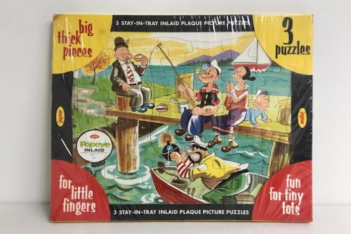 1960's Jaymar Popeye Stay-In-Tray Puzzle (Unopened)
