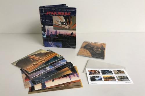 Ralph McQuarrie Star Wars Book / Postcard / Stamp Collection