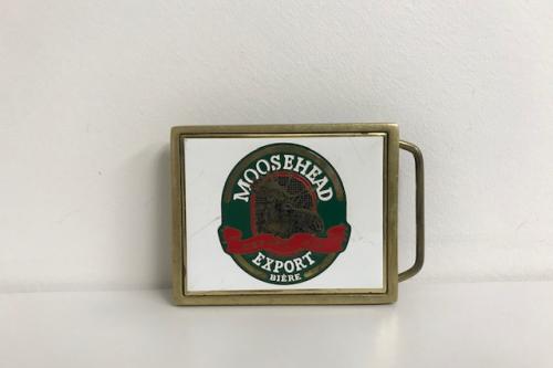 Brass Moosehead Export Beer Belt