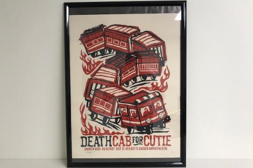 Death Cab for Cutie Concert Poster Numbered Print