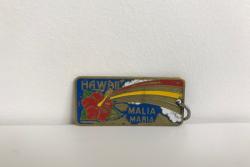 1982 Double-sided Hawaii Key Chain
