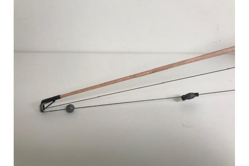 Vintage Wooden Child's Fishing Rod