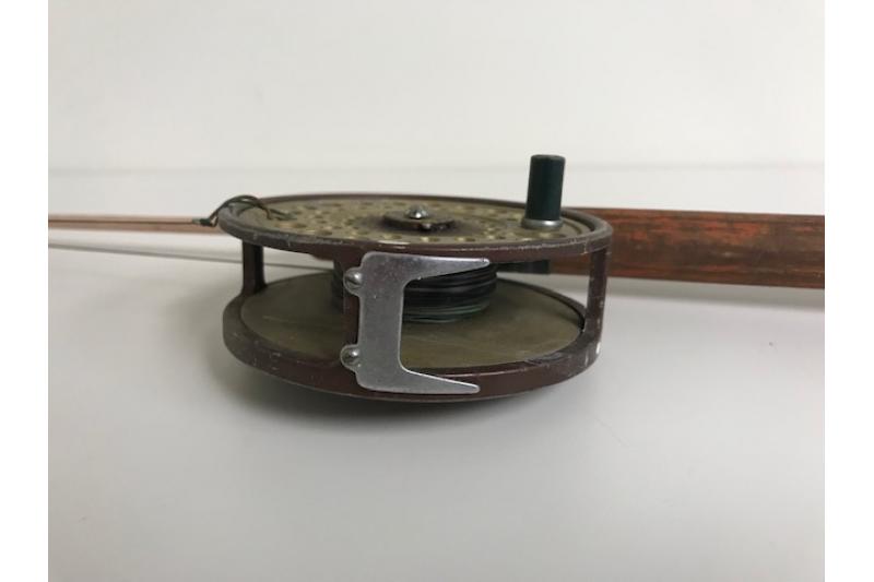 Vintage Wooden Child's Fishing Rod