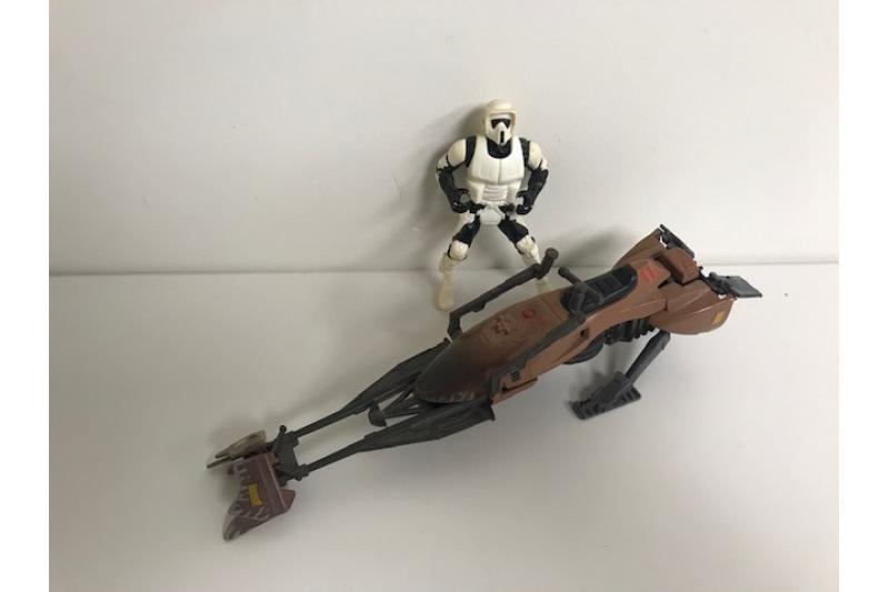 Star Wars Speeder Bike Stormtropper Action Figure