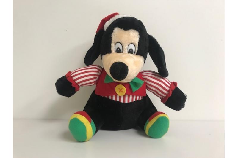Vintage Christmas Stuffed Dog (Disney?)