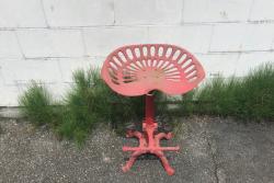 Tractor Seat Bar Stool (Red)