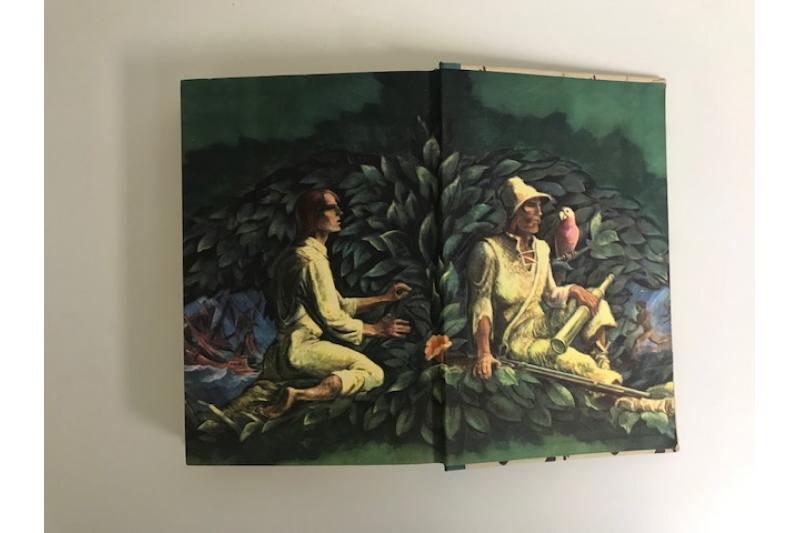 Amazing 1940's Illustrated Robinson Crusoe Book