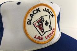 Vintage Las Vegas Black Jack Hat (Roped)