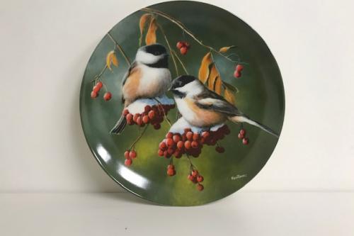 The Chickadee by Kevin Daniel | 7 Collector's Plate