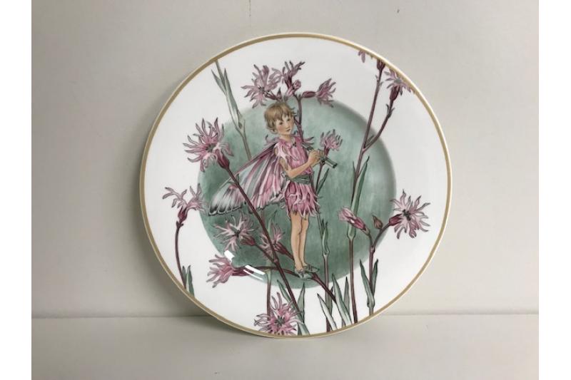 Ragged Robin Fairy by Cicely Mary Barker | 7 Collector's Plate