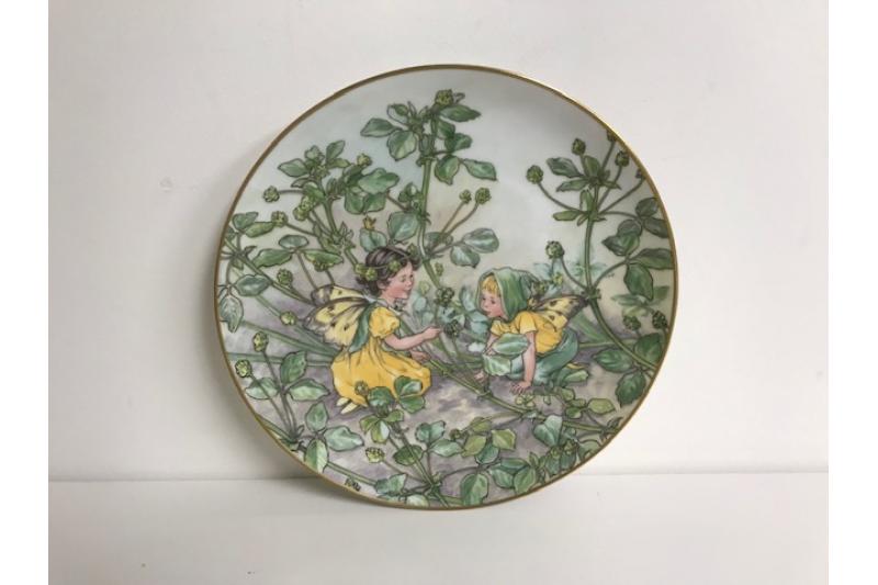 Black Medick Fairy by Cicely Mary Barker | 7 Collector's Plate