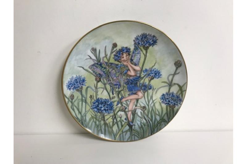 Cornflower Fairy by Cicely Mary Barker | 7 Collector's Plate