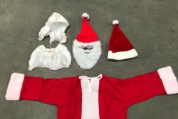 Vintage Santa Clause Costume Size M/L
