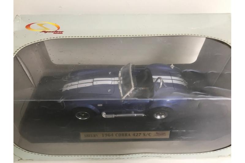 1/18 Road Signature Models 1964 Shelby Cobra 427 S/C SC (Blue) Diecast Car Model