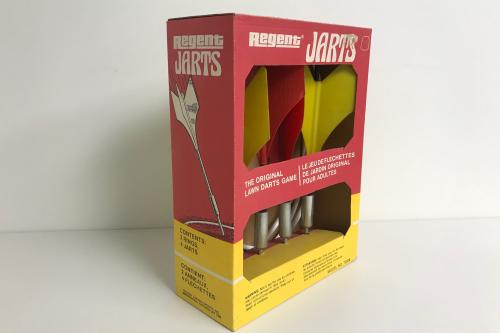 Vintage Jarts Lawn Darts with Original Box
