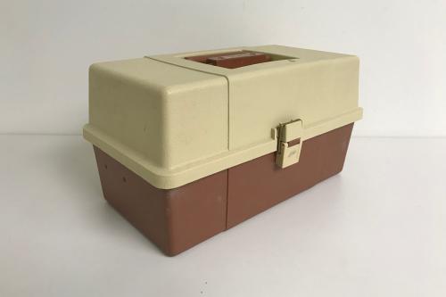 Vintage 3-Tier Tackle Fishing Box (13)