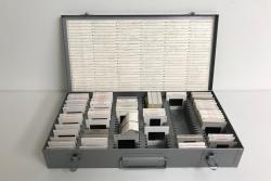 Vintage Brumberger Photo Slide Metal Storage Case Box
