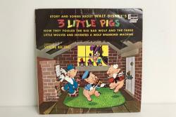 1967 3 Little Pigs Record (Walt Disney)