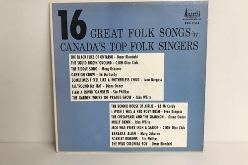 16 Great Folk Songs By Canada's Top Folk Singers | Vinyl Record