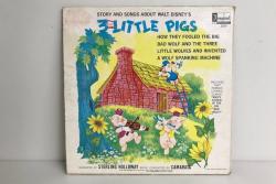 The Stories And Songs of Walt Disney's 3 Little Pigs By Sterling Holloway with Camarata | Vinyl Record
