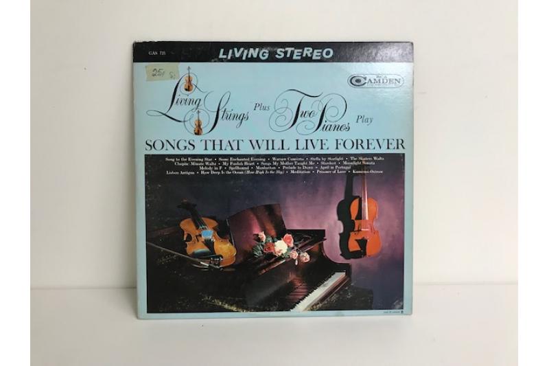 Living Strings Plus Two Pianos Play Songs That Will Live Forever | Vinyl Record