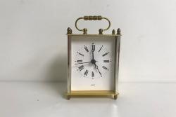 Quartz Brass Style Alarm Clock (Battery Powered)