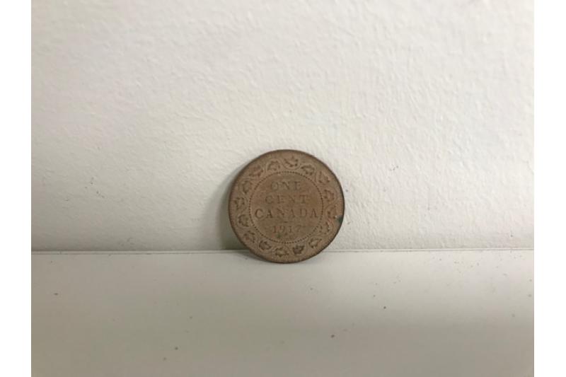 1917 Canadian One Cent Coin