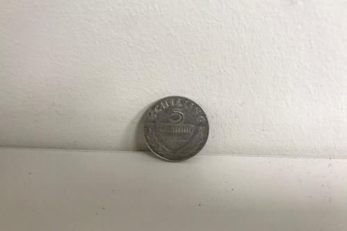 1961 Austrian 5 Schilling Horse Coin