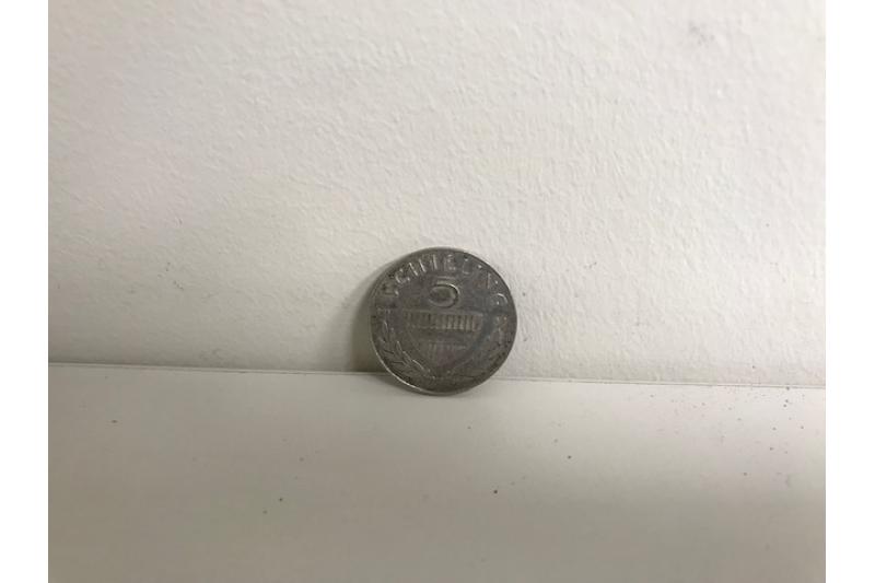 1961 Austrian 5 Schilling Horse Coin
