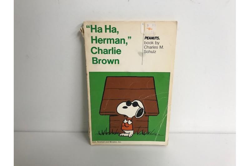 Ha Ha, Herman, Charlie Brown: A Peanuts Book | Softcover Book