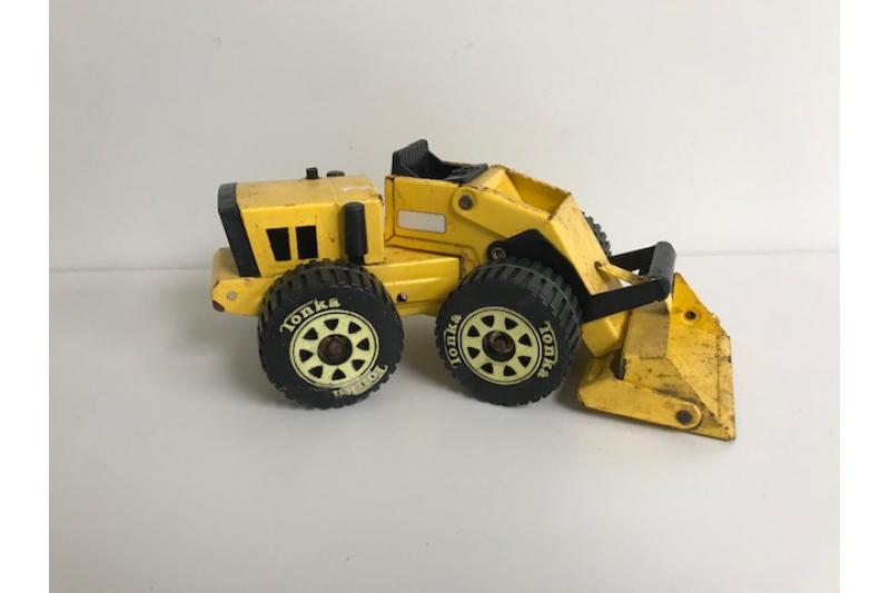 Vintage Tonka Tractor Backhoe Bucket Yellow