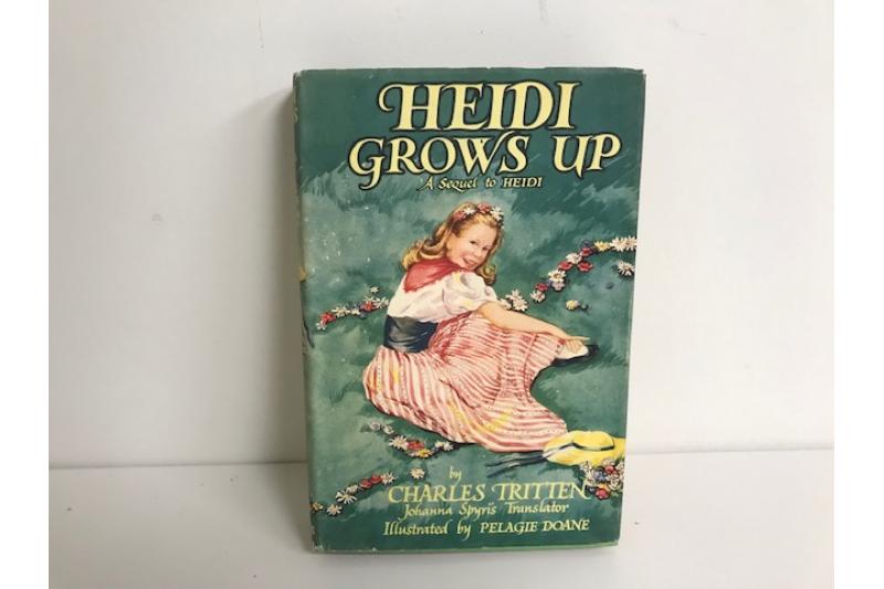 1955 Heidi's Grows Up Hardcover Book by Charles Tritten