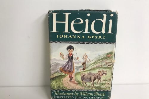 1945 Heidi Hardcover Book by Charles Tritten