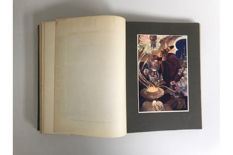 1912 The Arabian Nights book Illustrated by Rene Bull