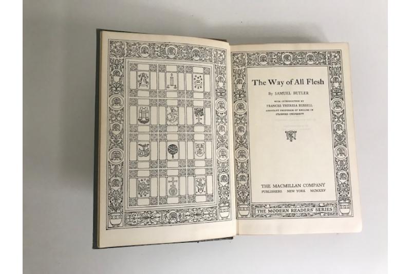 The Way of All Flesh Book by Samuel Butler (MacMillan Company)