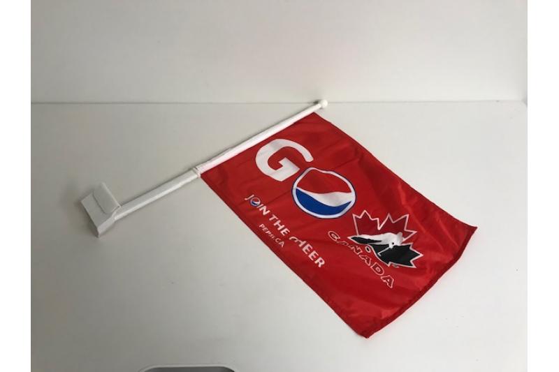 Pepsi Go Team Canada Car Flag