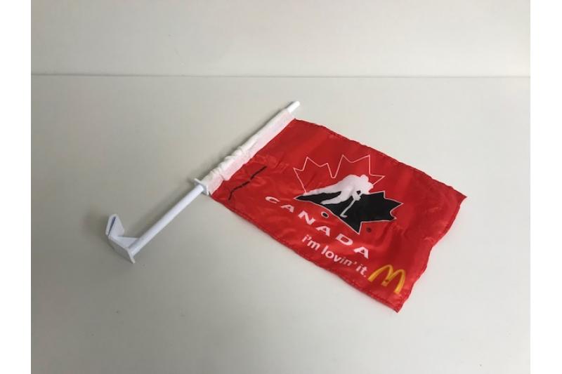 McDonald's Team Canada Hockey Car Flag