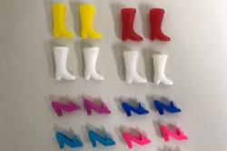 Vintage Barbie Boots and Hells Accessories