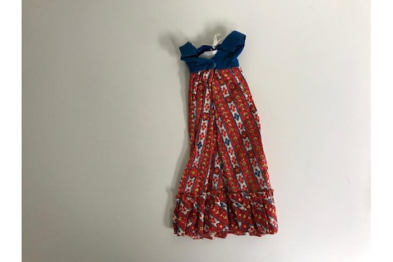 Vintage Barbie Multi-colored Dress