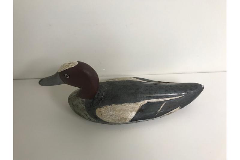 Hand Carved & Painted Female Mallard Duck Decoy | Display Piece