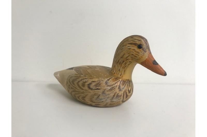 Carved Baby Mallard Duck | Display Piece