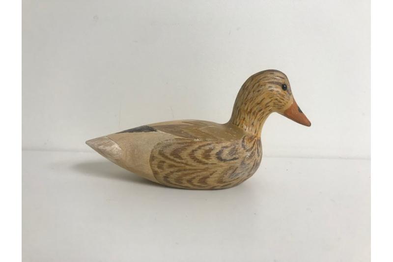 Carved Baby Mallard Duck | Display Piece